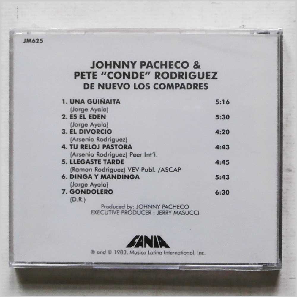 Johnny Pacheco, Pete El Conde Rodriguez - De Nuevo Los Compadres (JM625)