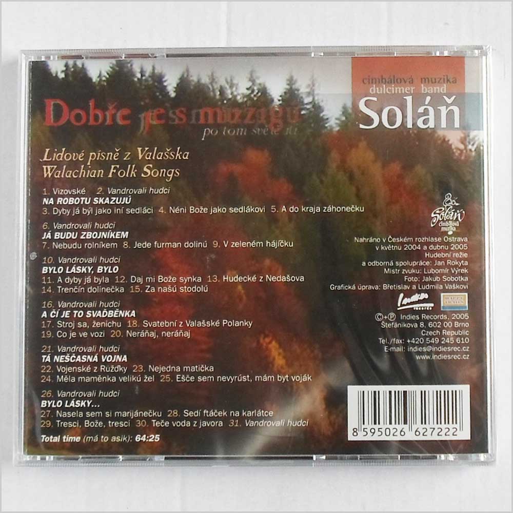 Cimbalova muzika Solan - Dobre je s Muzigu  (MAM272-2) 