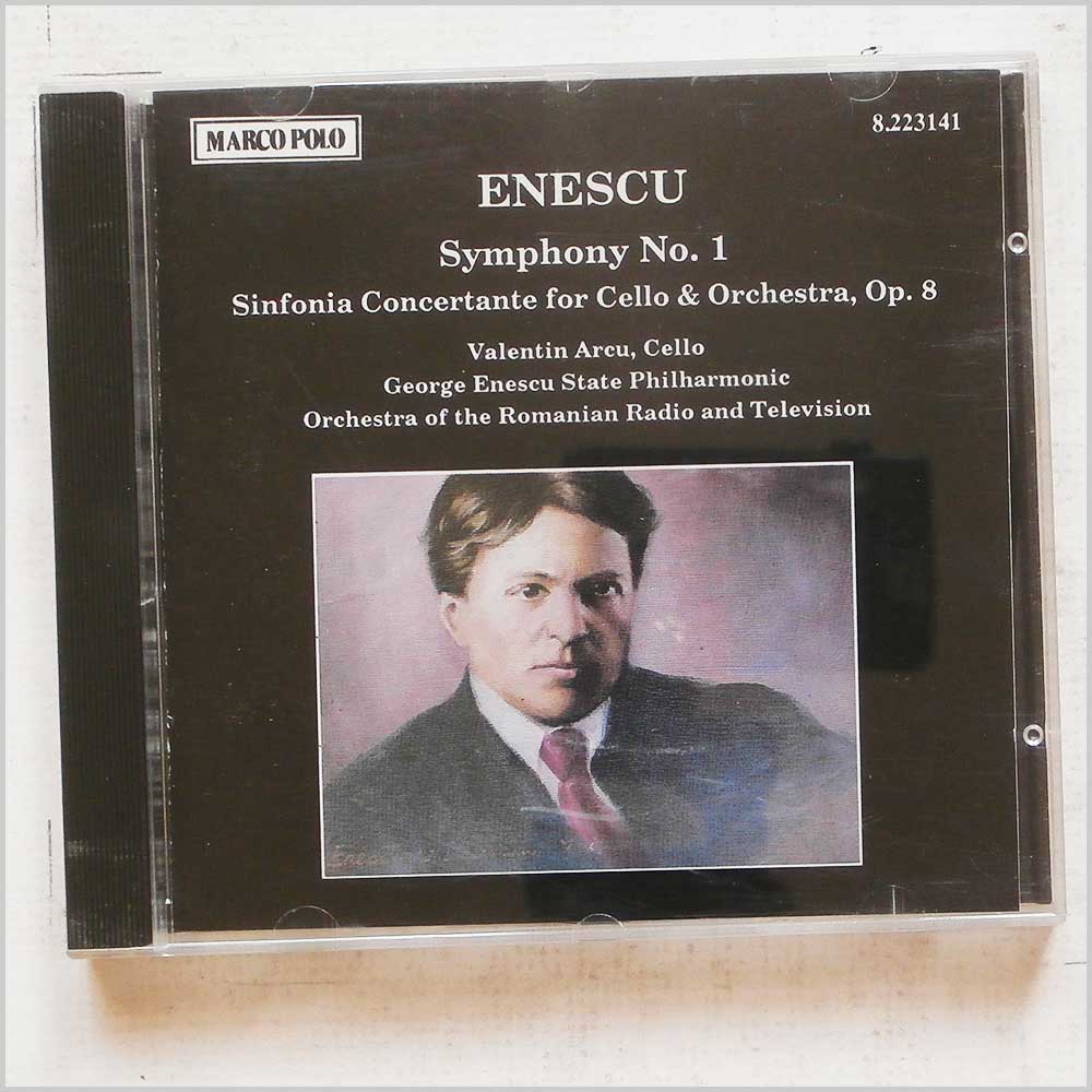 Valentin Areu, George Enescu State Philharmonic - Enescu: Symphony No. 1, Sinfonia Concertante for Cello & Orchestra, Op. 8  (Marco Polo 8.223141) 
