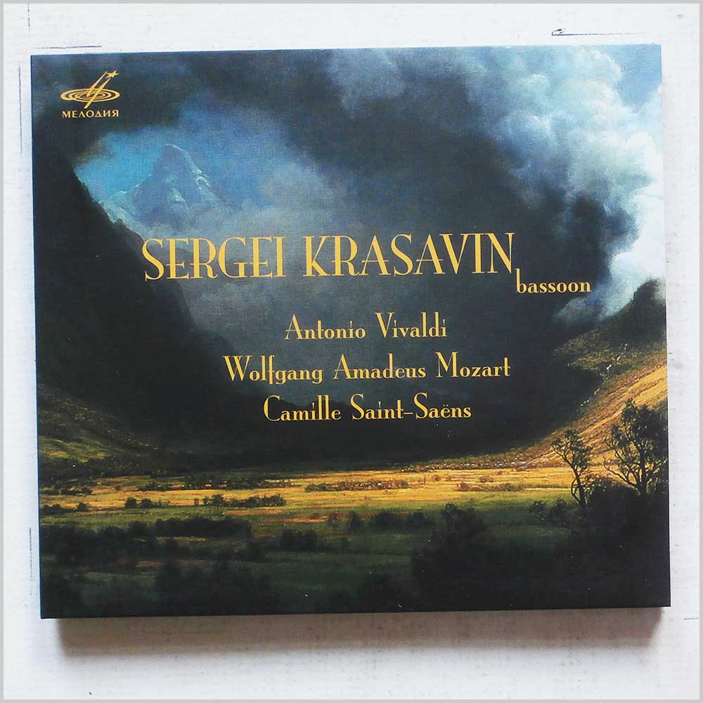 Sergei Krasavin, Ensemble of Soloists of the State Symphony Orchestra - Antonio Vivaldi, Wolfgang Amadeus Mozart, Camille Sanit-Saen  (MEL CD 10 02356) 
