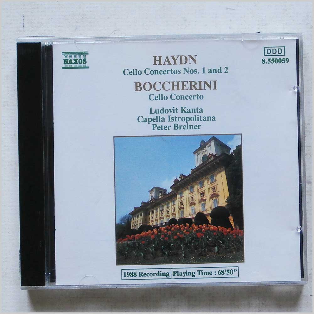 Ludovit Kanta, Capella Istropolitana, Peter Breiner - Haydn: Cello Concertos Nos 1,2, Boccherini: Cello Concerto  (Naxos 8.550059) 