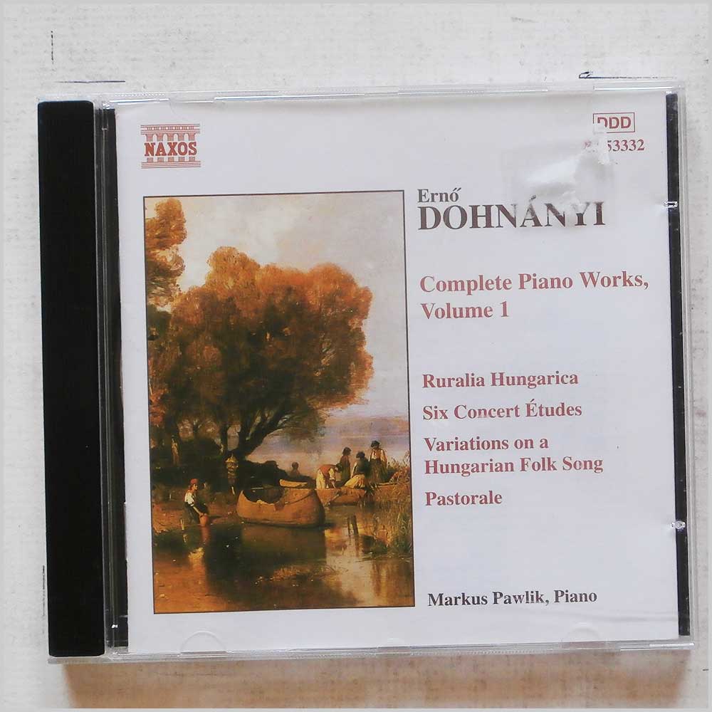 Markus Pawlik - Erno Dohnanyi: Complete Piano Works, Volume 1  (Naxos 8.553332) 