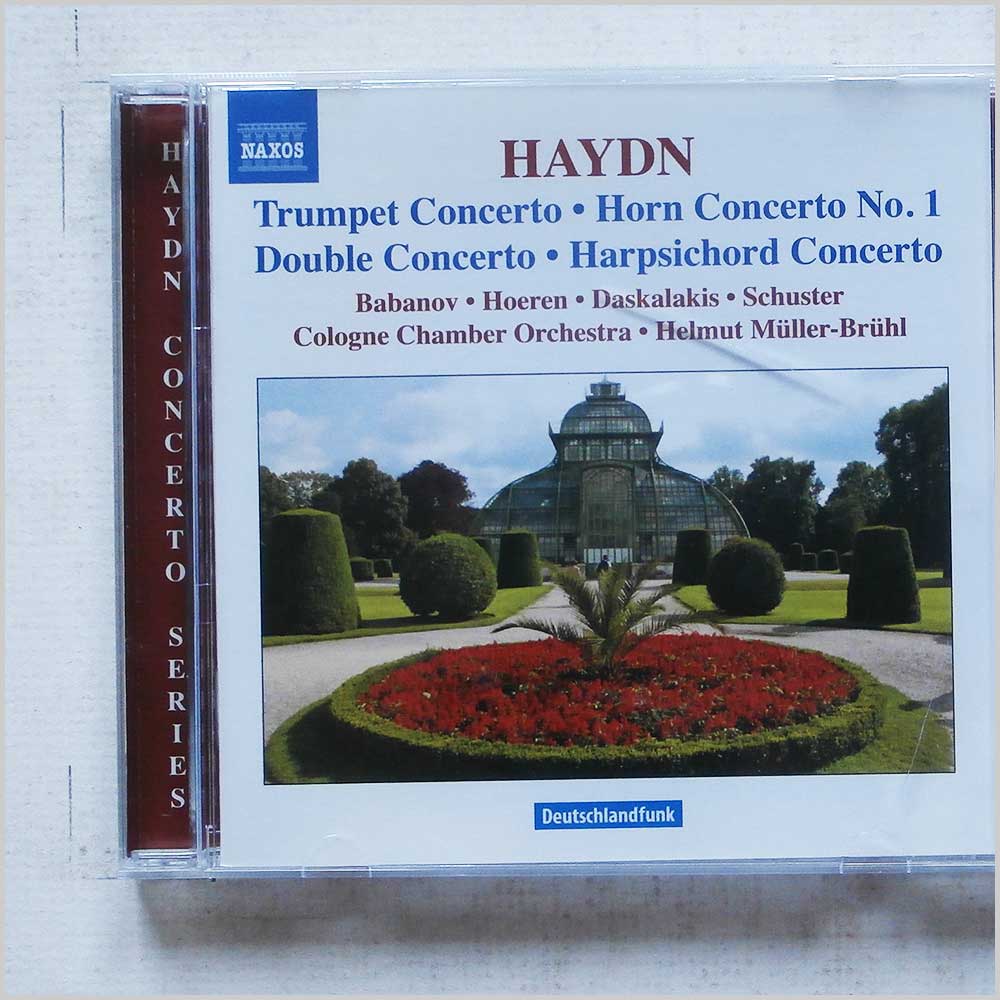 Helmut Muller-Bruhl, Cologne Chamber Orchestra - Haydn: Trumpet Concerto, Horn Concerto No.1, Double Concerto, Harpsichord Concerto  (Naxos 8.570482) 