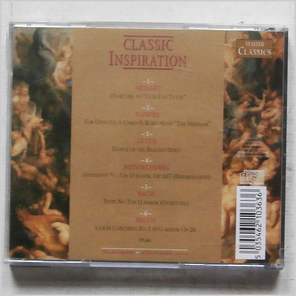 Various - Classic Inspiration: Mozart, Handel, Gluck, Mendelssohn, Bach, Bruch  (PYCD 363) 