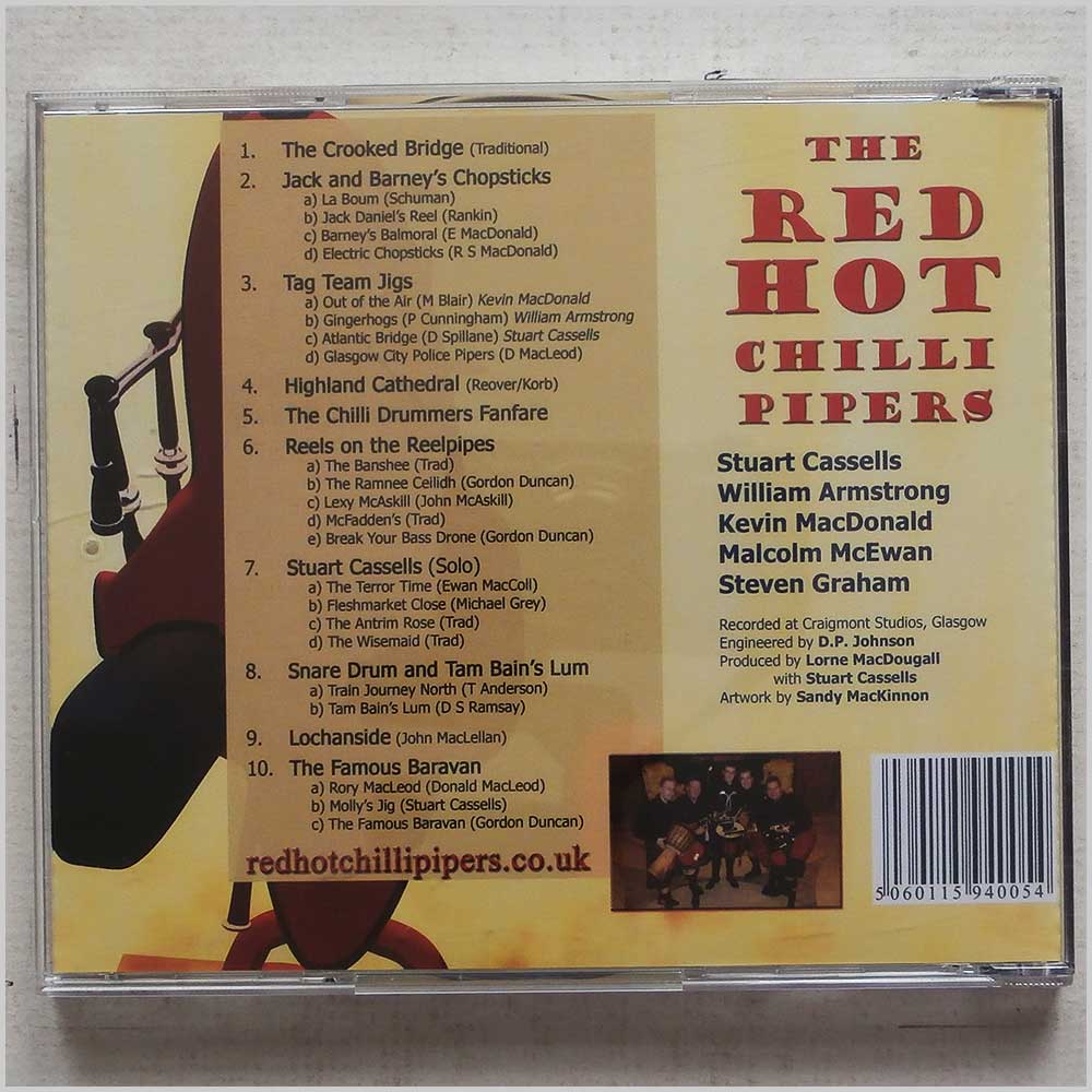 The Red Hot Chilli Pipers - The Red Hot Chilli Pipers  (RHCPCD01) 
