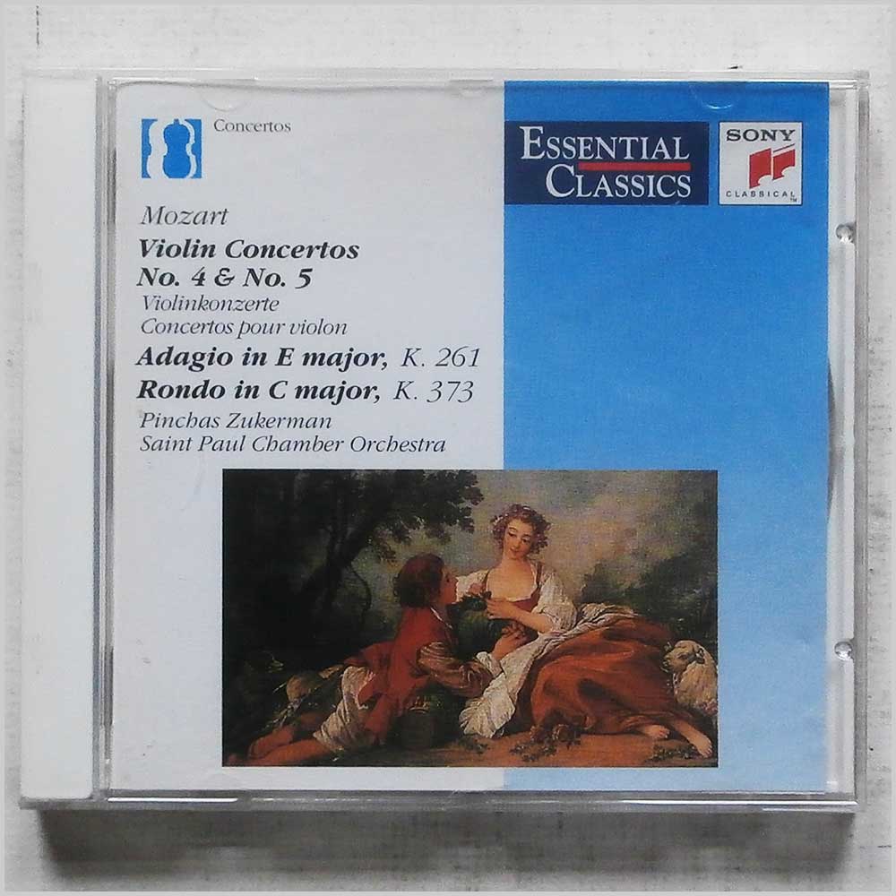 Pinchas Zukerman, Saint Paul Chamber Orchestra - Mozart: Violin Concertos No 4 and No 5  (SBK 46 540) 