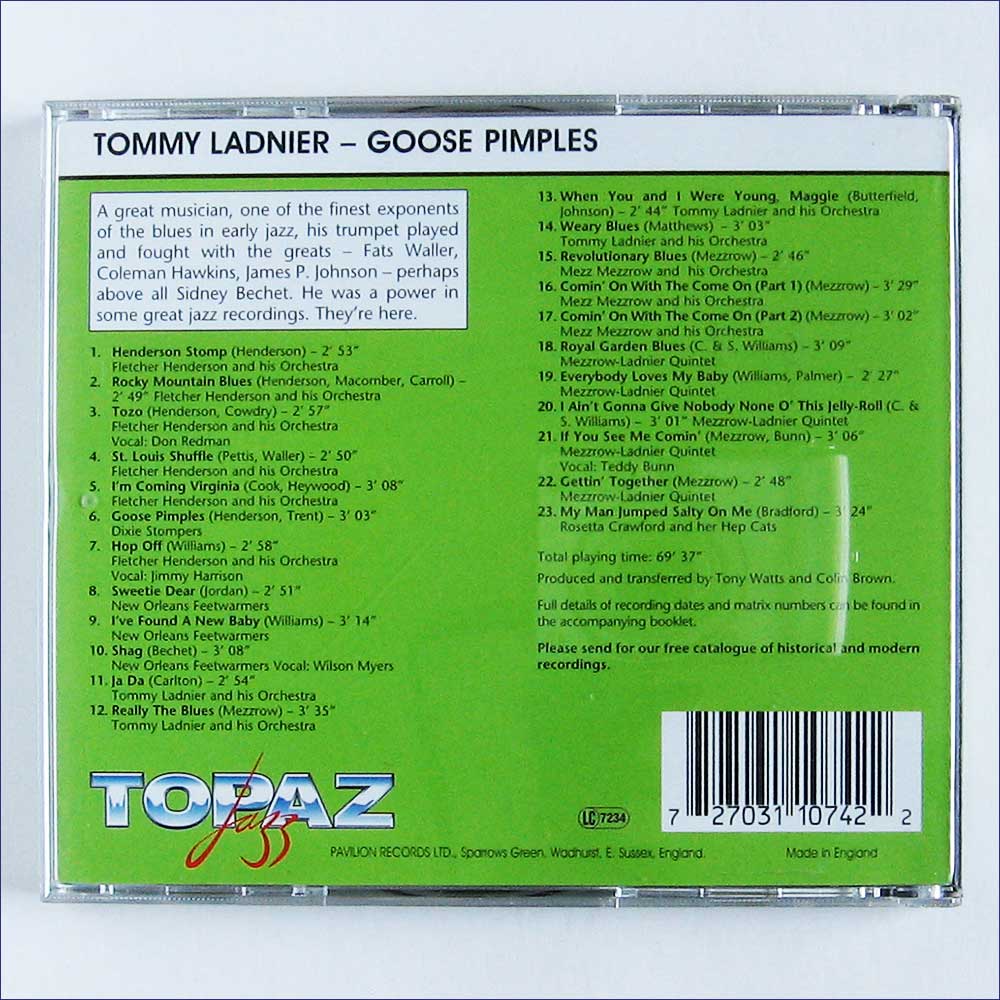 Tommy Ladnier - Goose Pimples  (TPZ1074) 