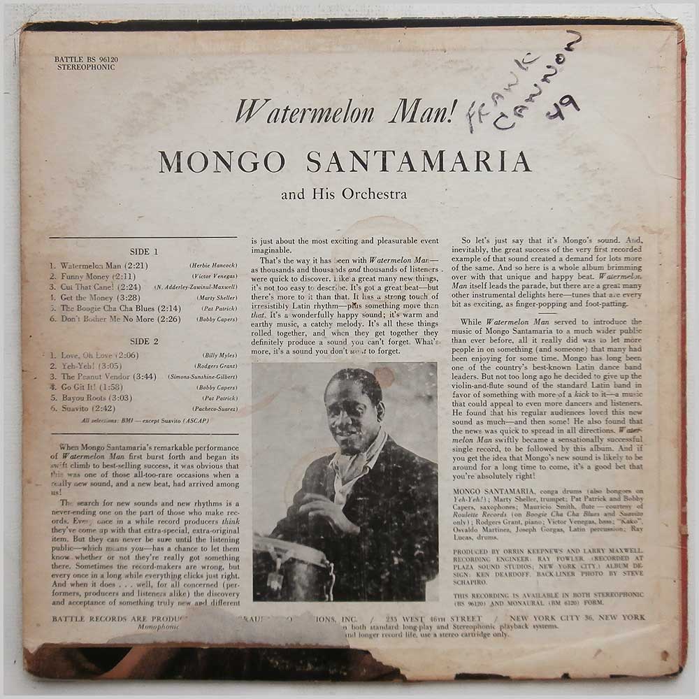 Mongo Santamaria - Watermelon Man!  (BS 96120) 