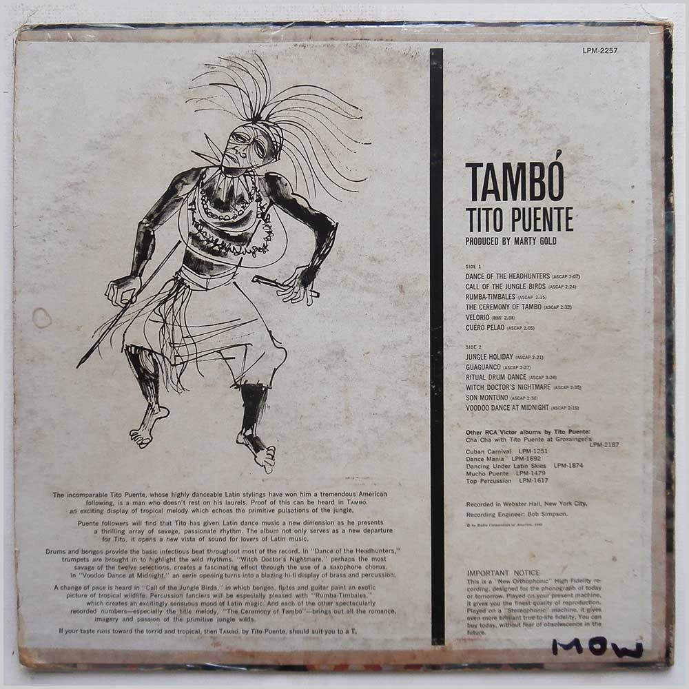 Tito Puente - Tambo  (LPM 2257) 