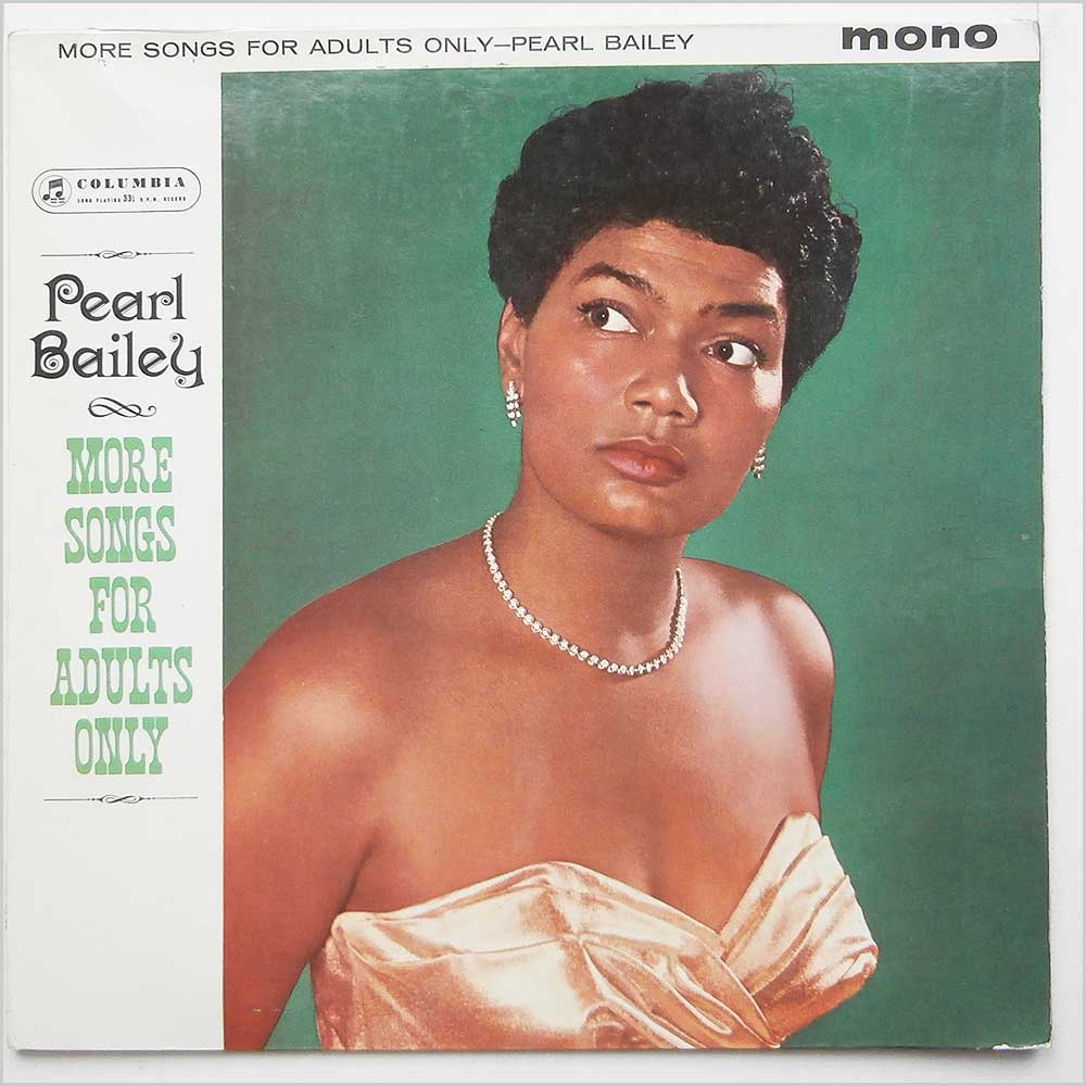 Pearl Bailey - More Songs For Adults Only  (33SX 1247) 