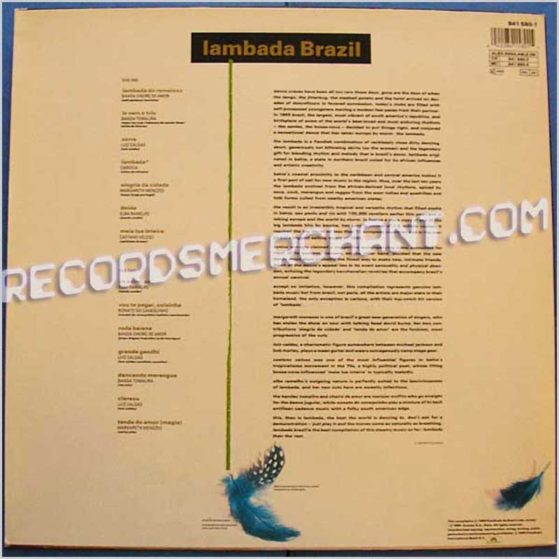 Various - Lambada Brazil  (841 580 10) 