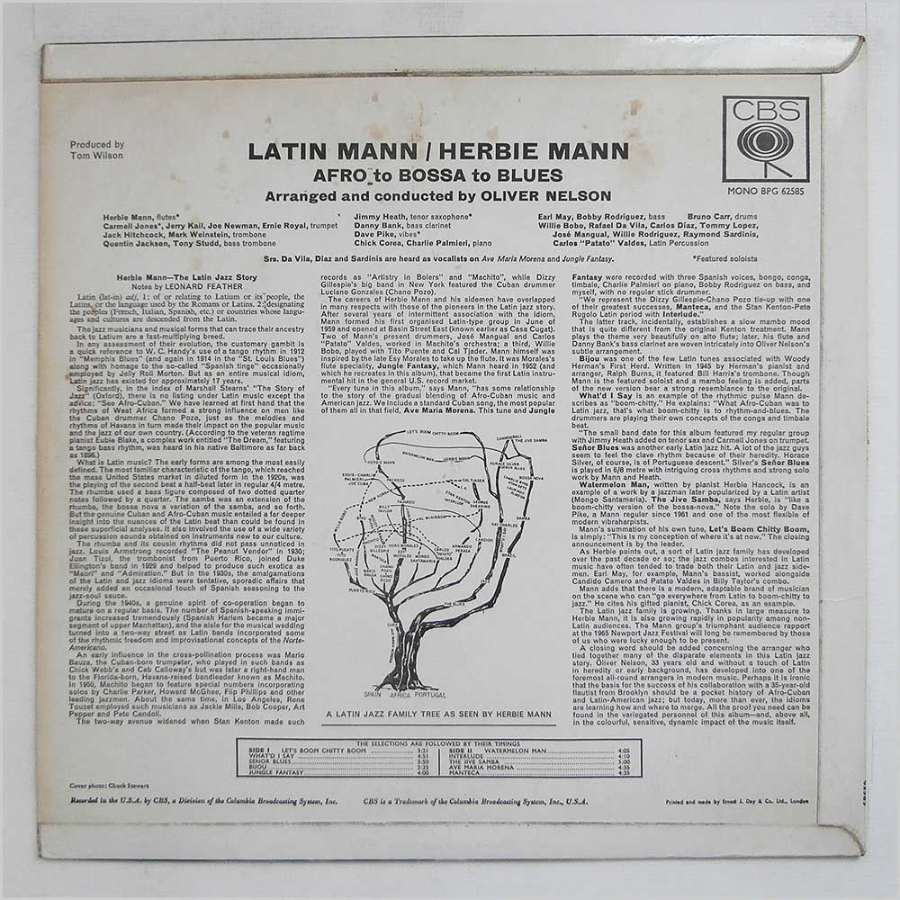 Herbie Mann - Latin Mann  (BPG 62585) 