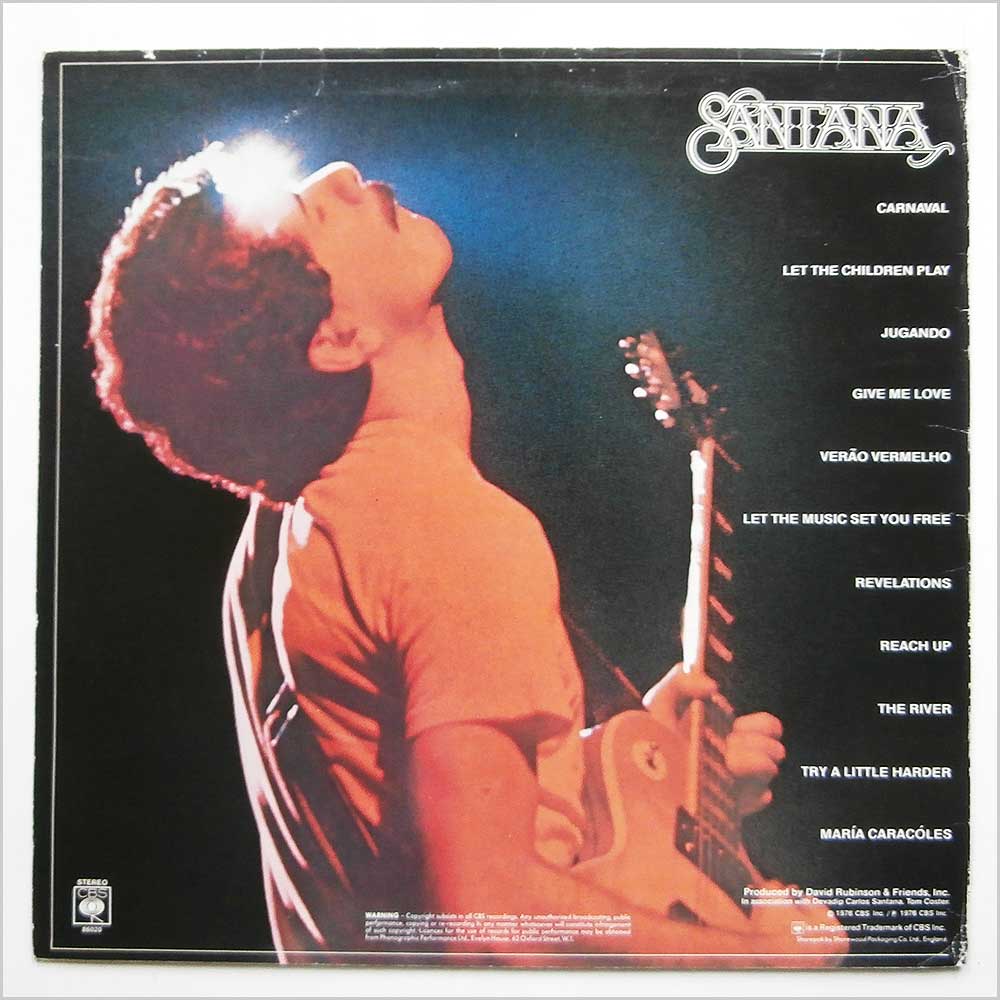 Santana - Festival  (CBS 86020) 