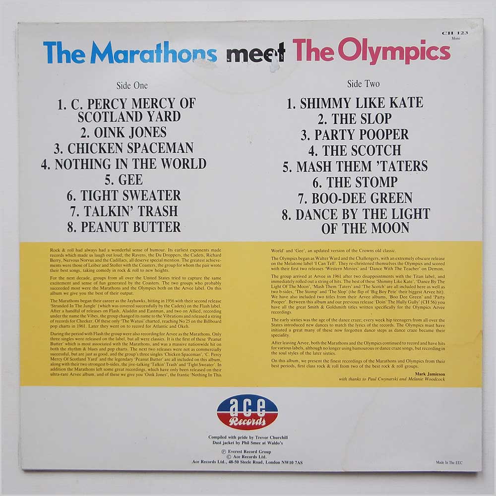 The Olympics and The Marathons - The Olympics Meet The Marathons  (CH 123) 