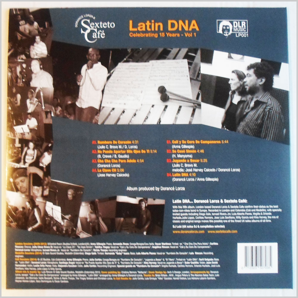 Dorance Lorza and Sexteto Cafe - Latin DNA  (DLR LP001) 