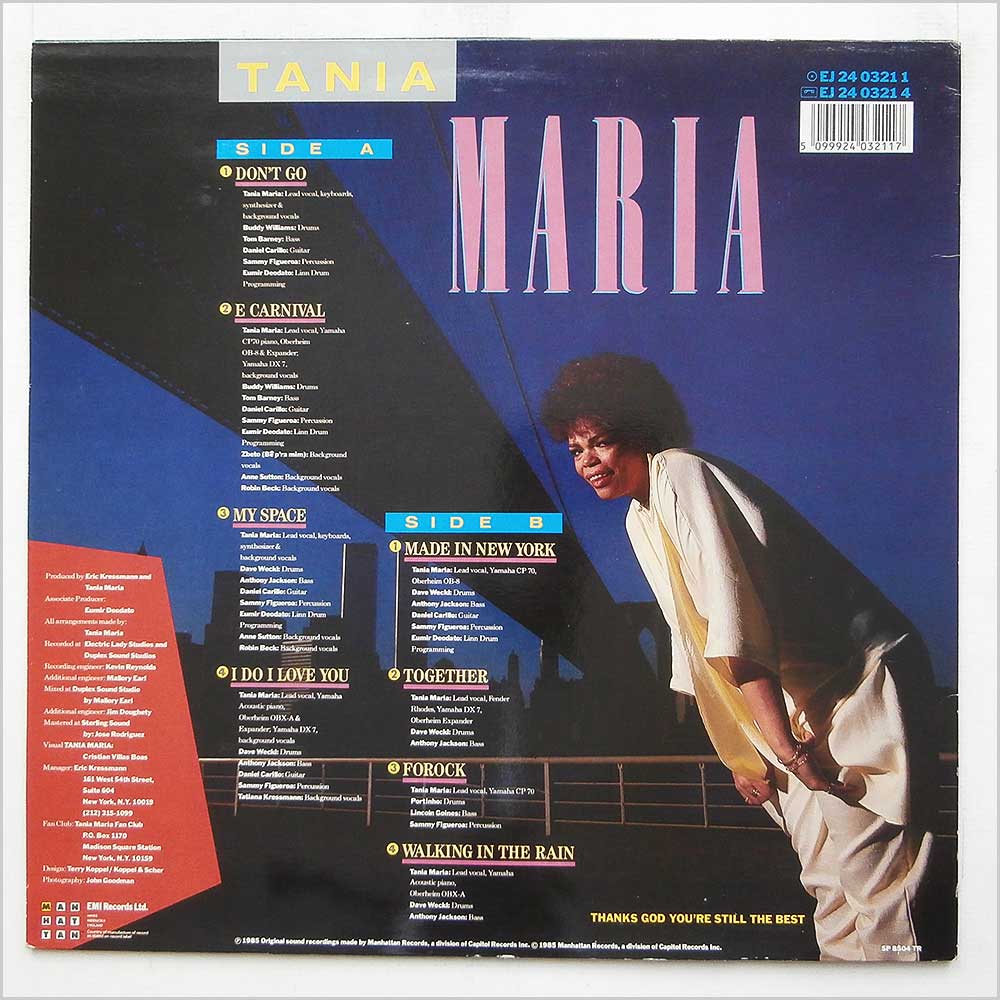 Tania Maria - Made in New York  (EJ 2403211) 