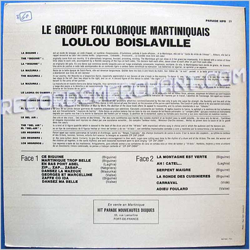 Loulou Boislaville - Martinique  (HPR 19) 