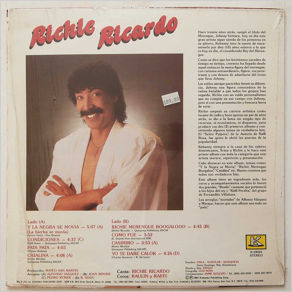 Richie Ricardo - El Natural  (K-10024) 
