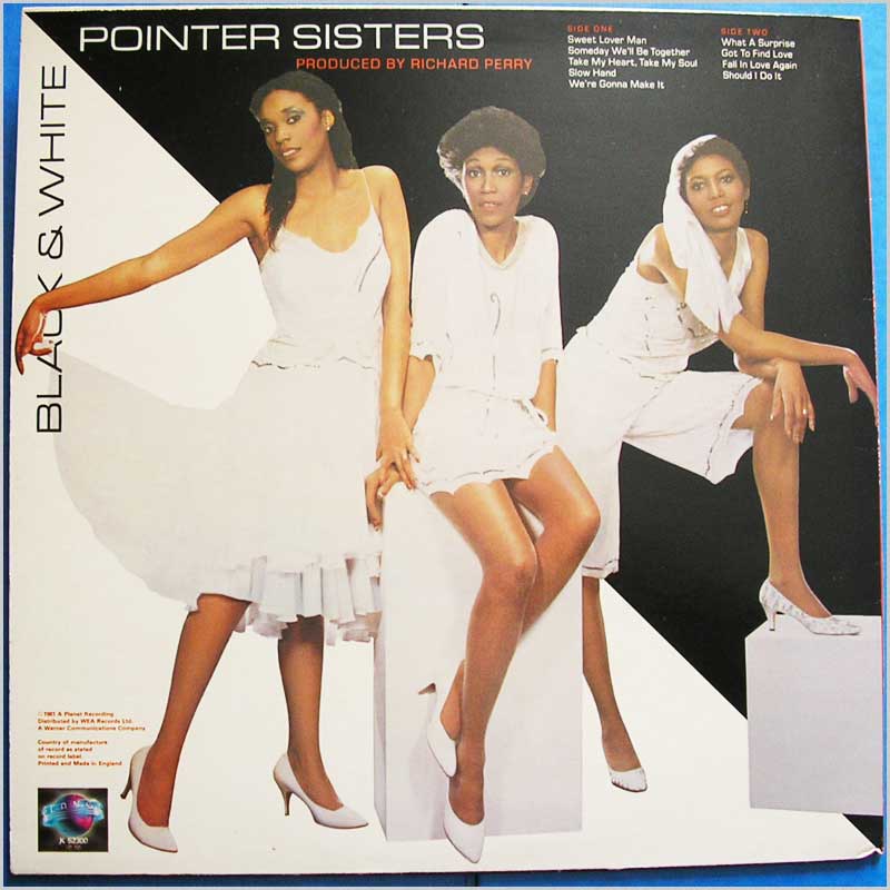 Pointer Sisters - Black and White  (K 52300) 