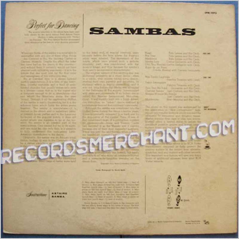 Various - Perfect For Dancing Sambas  (LPM 1073) 