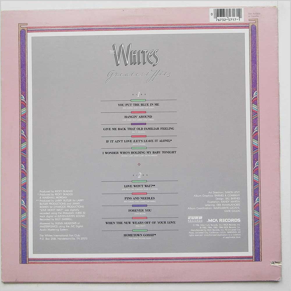 The Whites - The Whites Greatest Hits  (MCA-5717) 