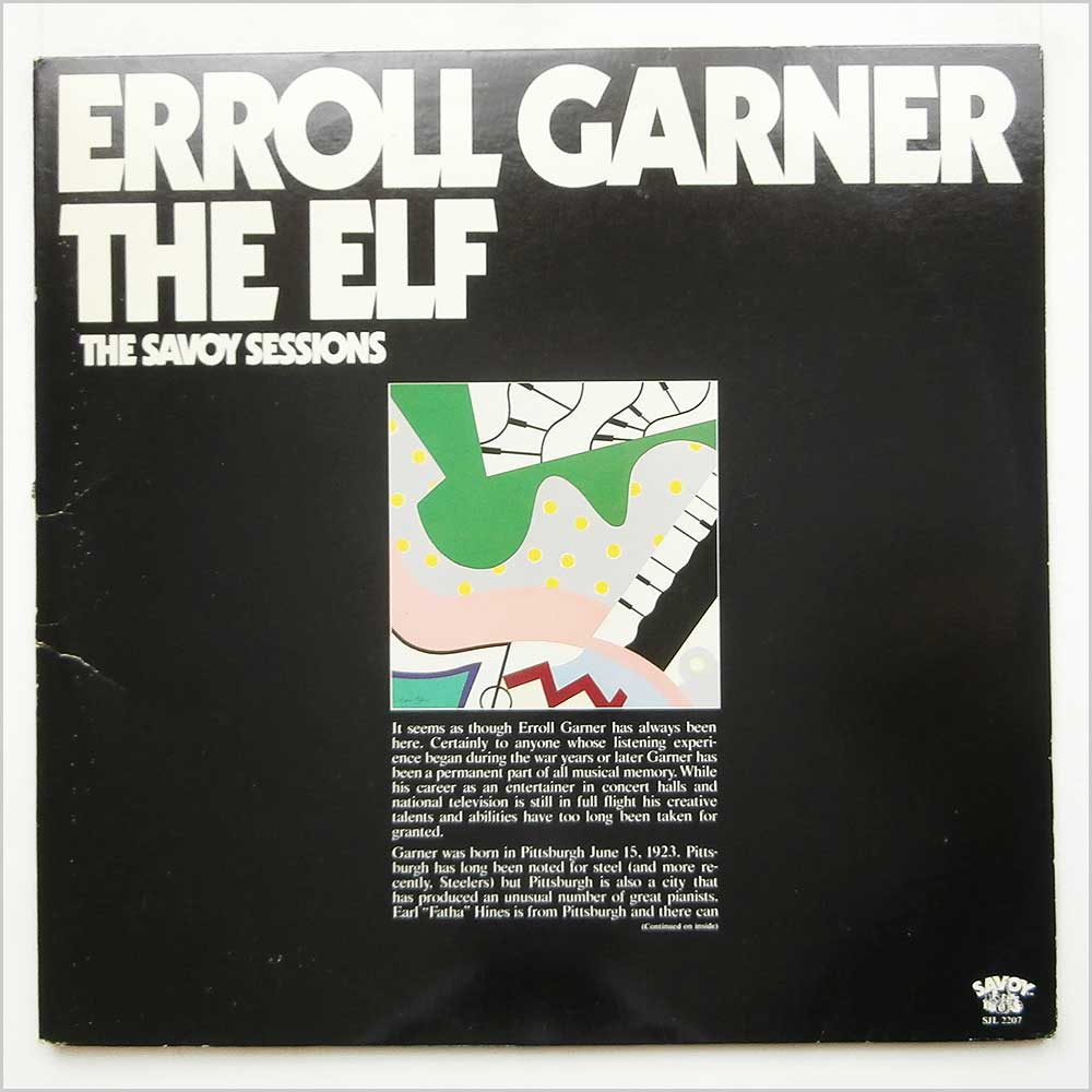 Erroll Garner - The Elf The Savoy Sessions  (SJL 2207) 