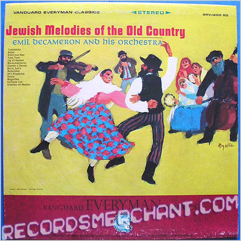 EmIl Decameron and His Orchestra - Jewish Melodies of the old Country  (SRV 200 SD) 