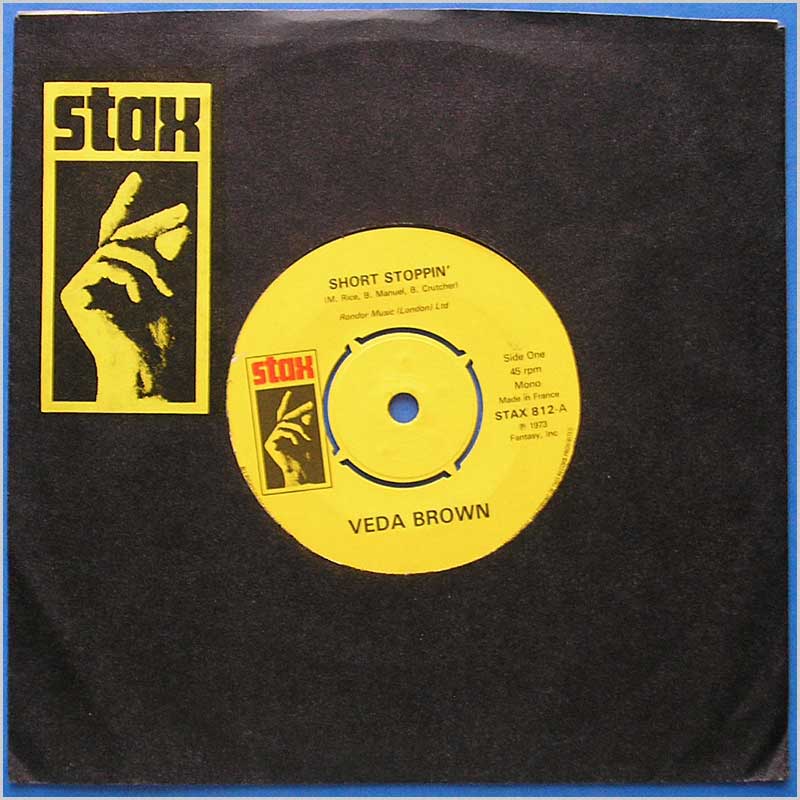 Veda Brown - Short Stoppin'  (STAX 812) 