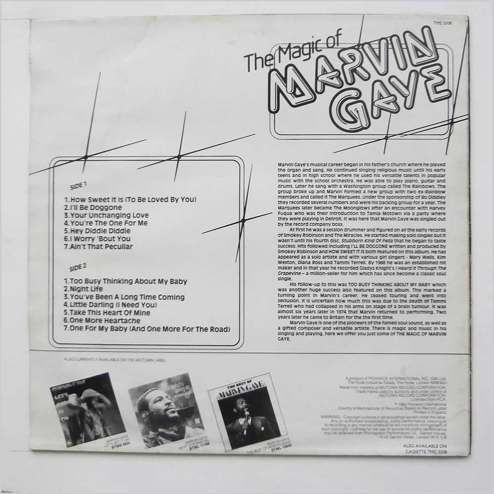 Marvin Gaye - The Magic Of Marvin Gaye  (TMS 3508) 