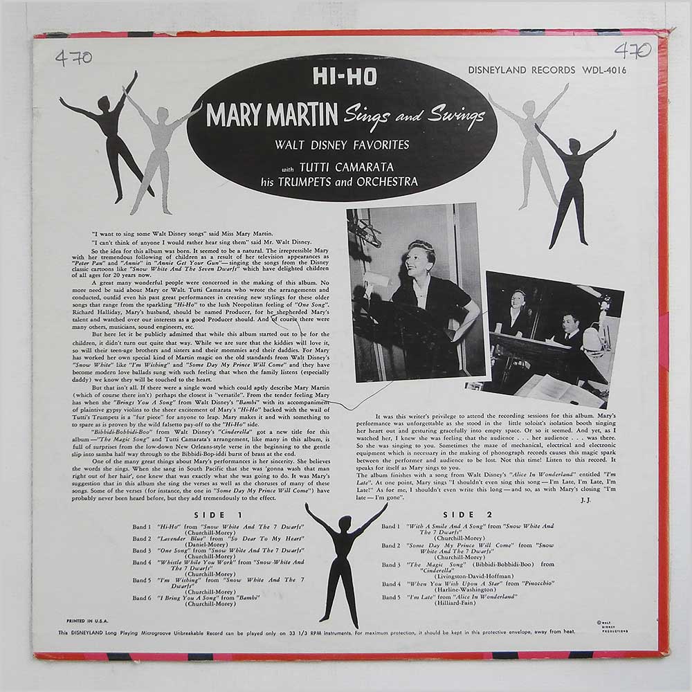 Mary Martin - Hi-Ho  (WDL-4015) 