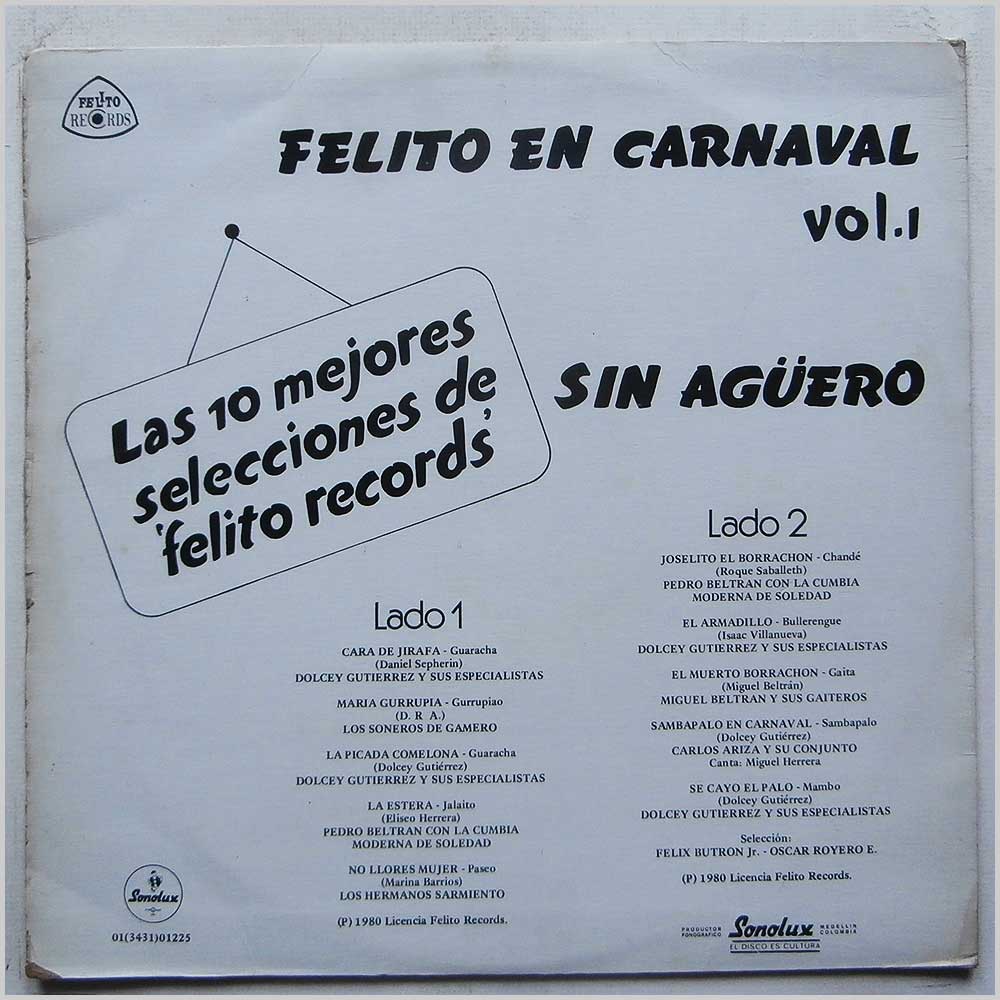 Various - Felito En Carnaval Vol.1: Sin Aguero  (01(3431)01225) 