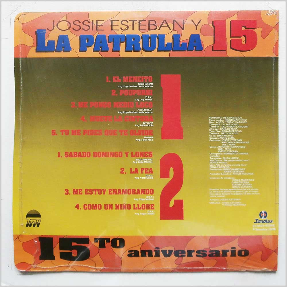 Jossie Esteban Y La Patrulla 15 - 15to Aniversario  (01-4431-01962) 