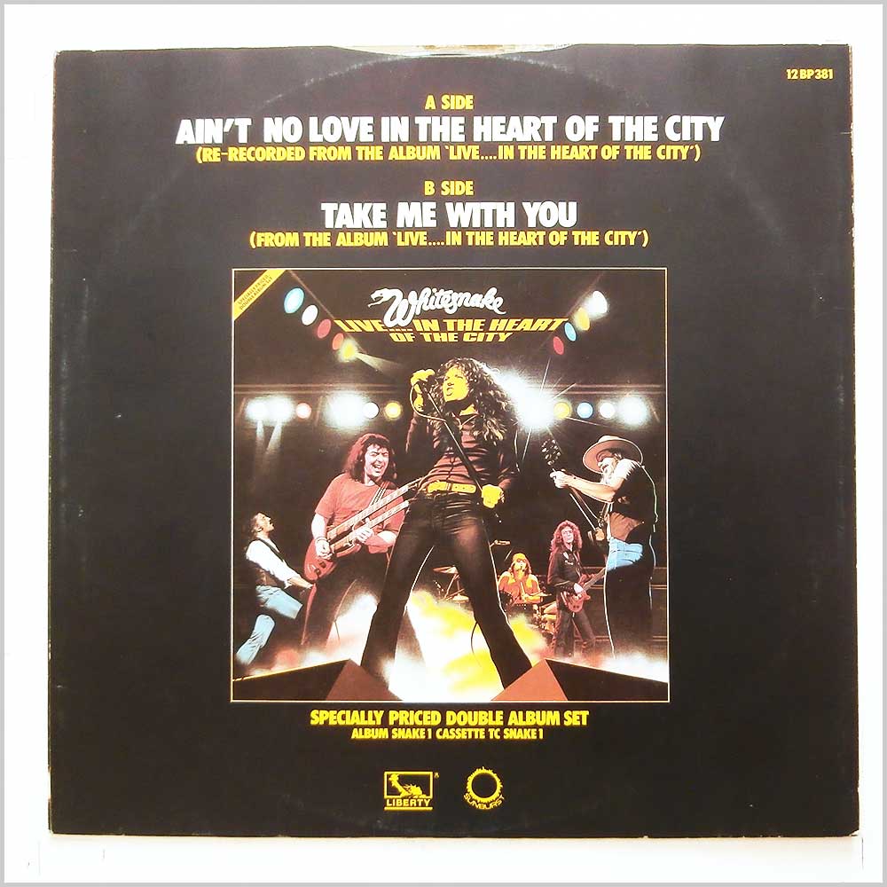 Whitesnake - Ain't No Love in The Heart Of The City  (12 BP 381) 