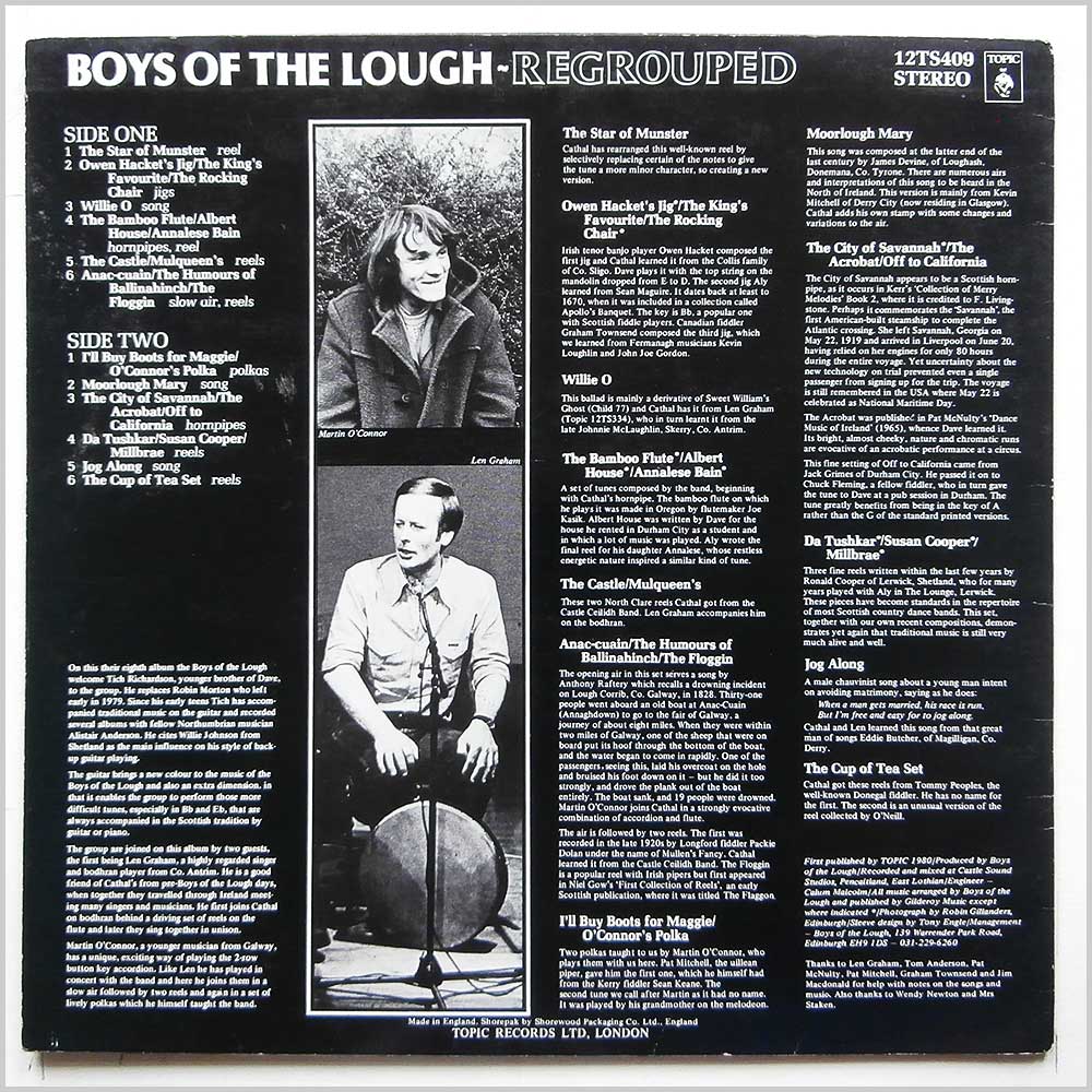 Boys Of The Lough - Regrouped  (12TS409) 
