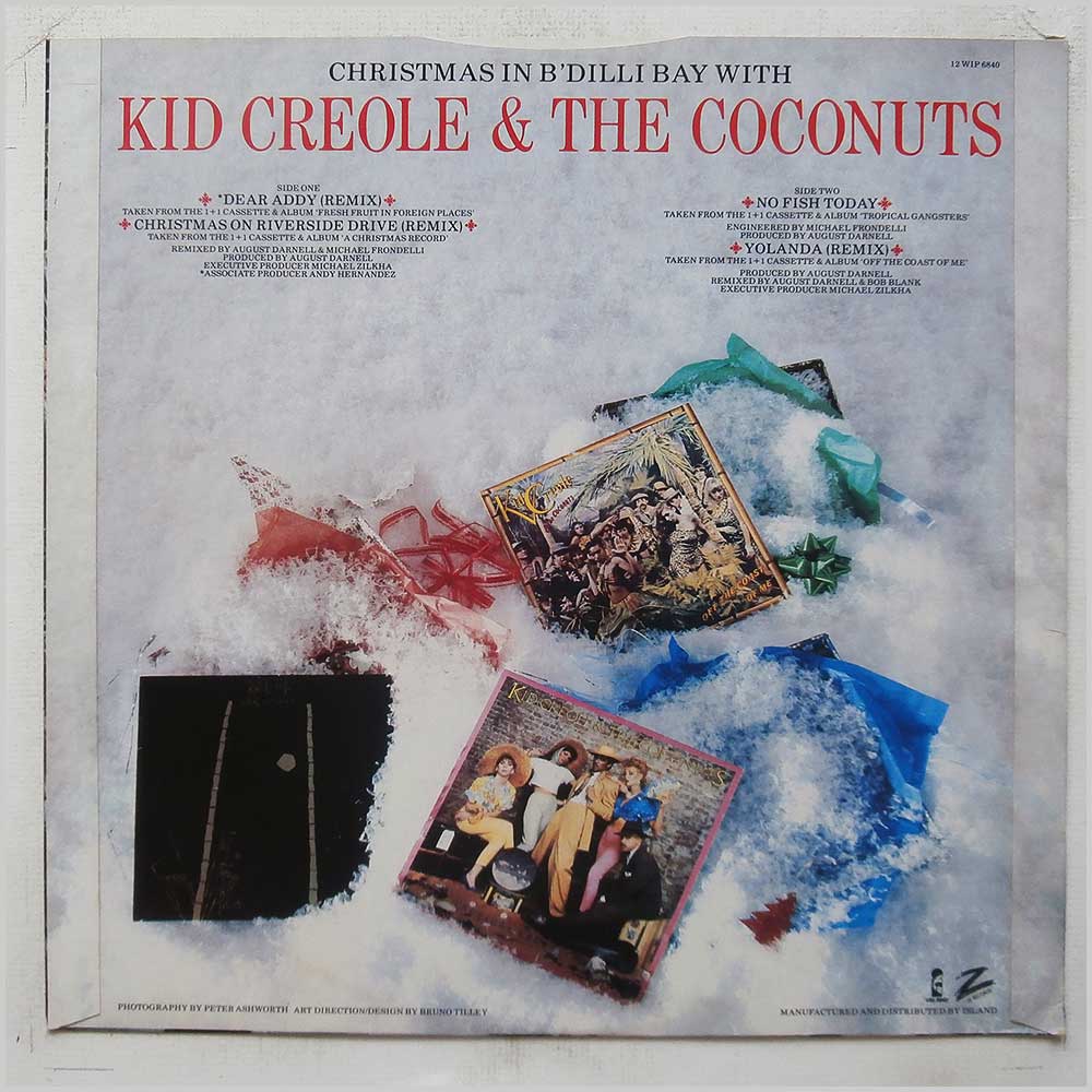 Kid Creole and The Coconuts - Christmas In B'Dilli Bay: Dear Addy  (12 WIP 6840) 