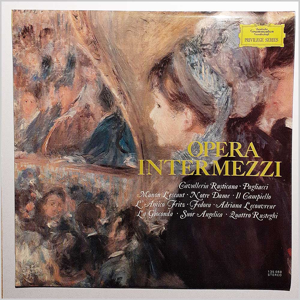 Janos Kulka, Ferdinand Leitner, Paul Strauss, Ferenc Fricsay - Opera Intermezzi  (135 088) 