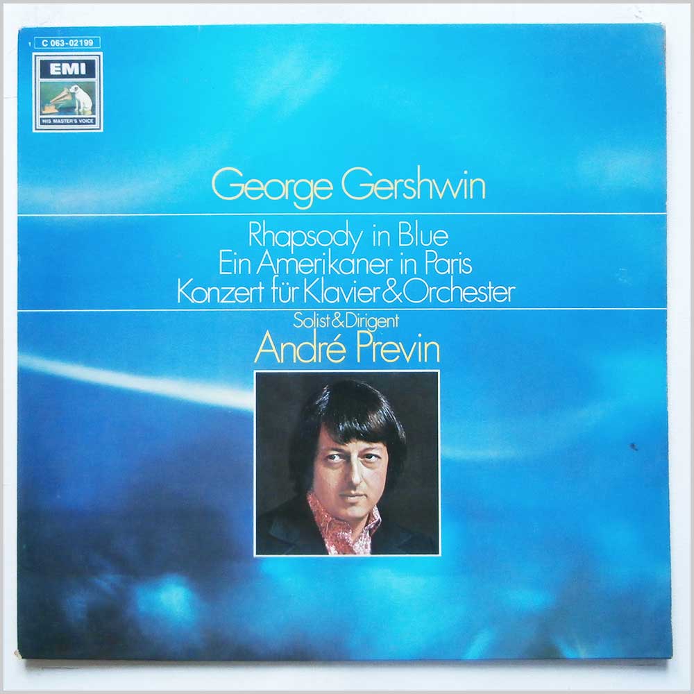 Andre Previn, London Symphony Orchestra - Gershwin: Rhapsody in Blue, Concerto En Fa, Un Americain A Paris  (1 C 063-02 199) 