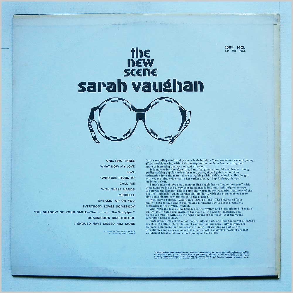 Sarah Vaughan - The New Scene  (20084 MCL) 