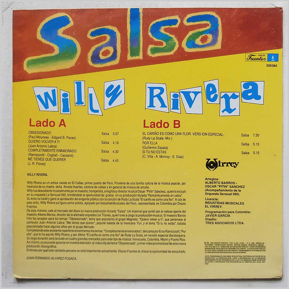 Willy Rivera - Salsa  (206384) 