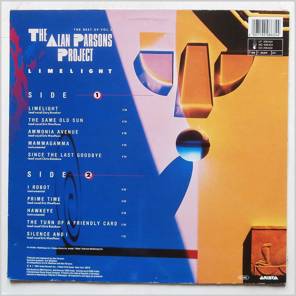 The Alan Parsons Project - Limelight: The Best Of Vol.2  (208 634) 