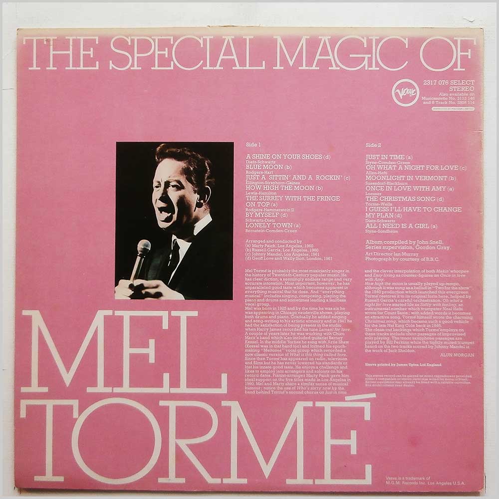 Mel Torme - The Special Magic Of Mel Torme  (2317 076) 