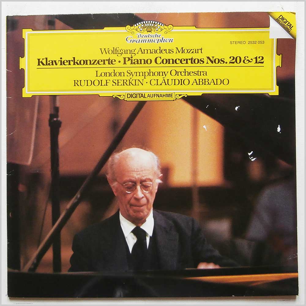 Rudolf Serkin, Claudio Abbado, London Symphony Orchestra - Wolfgang Amadeus Mozart: Klavierkonzerte, Piano Concertos Nos. 20 and 12  (2532 053) 