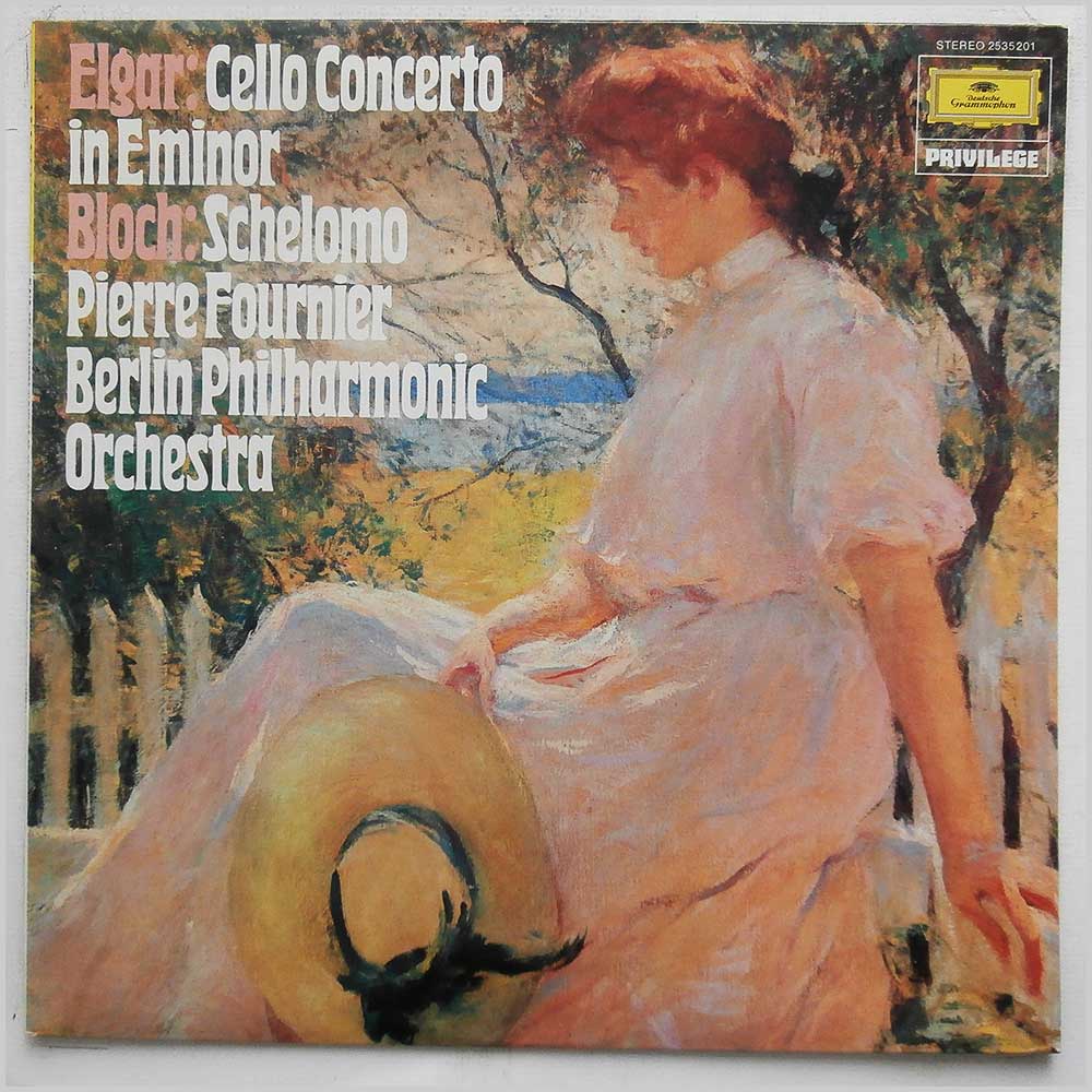 Pierre Fournier, Berlin Philharmonic Orchestra, Alfred Wallenstein - Elgar: Cello Concert In E Minor Op.85, Bloch: Schelomo  (2535 201) 