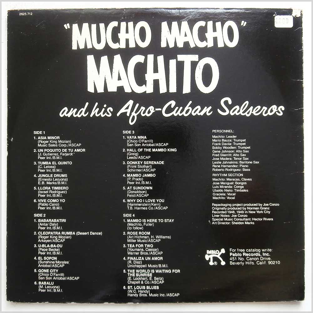 Machito and His Afro-Cubans Salseros - Mucho Macho  (2625 712) 
