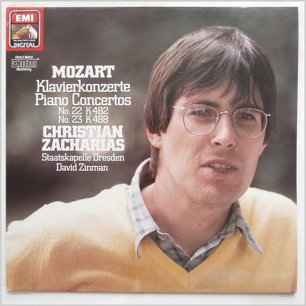 Christian Zacharias, Staatskapelle Dresden, David Zinman - Mozart: Klavierkonzerte, Piano Concertos No. 22 K 482,No. 23 K 488  (27 0367 1) 