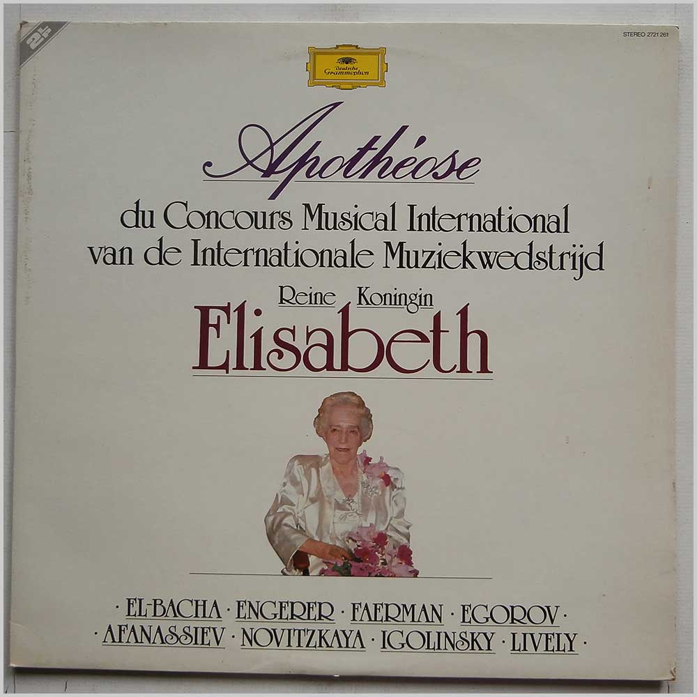Various - Apotheose Du Concours Musical International, Van De Internationale Muziekwedstrijd Reine, Koningin Elisabeth  (2721 261) 
