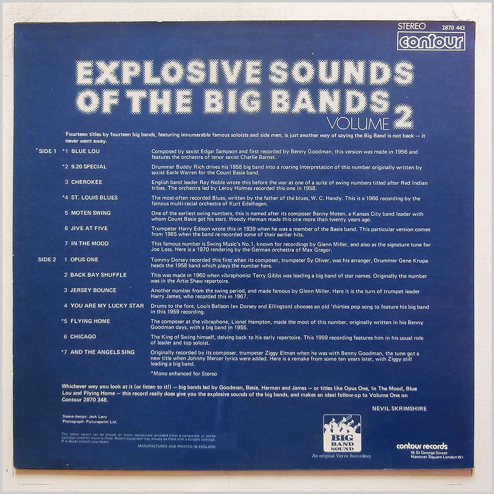 Various - Explosive Sounds Of The Big Bands Volume 2  (2870 443) 