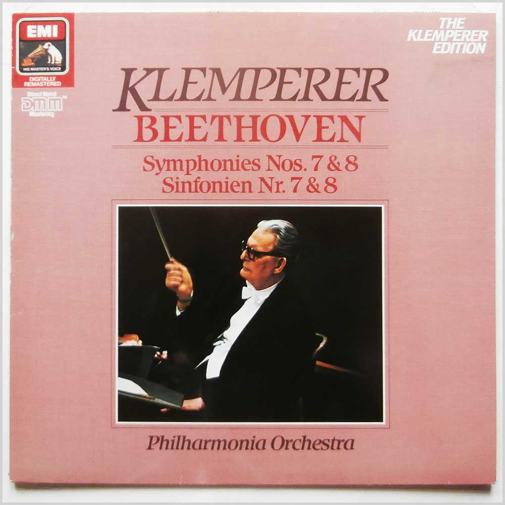 Otto Klemperer, Philharmonia Orchestra - Beethoven: Symphonies Nos. 7 & 8, Sinfonien Nr. 7 & 8  (29 0328 1) 