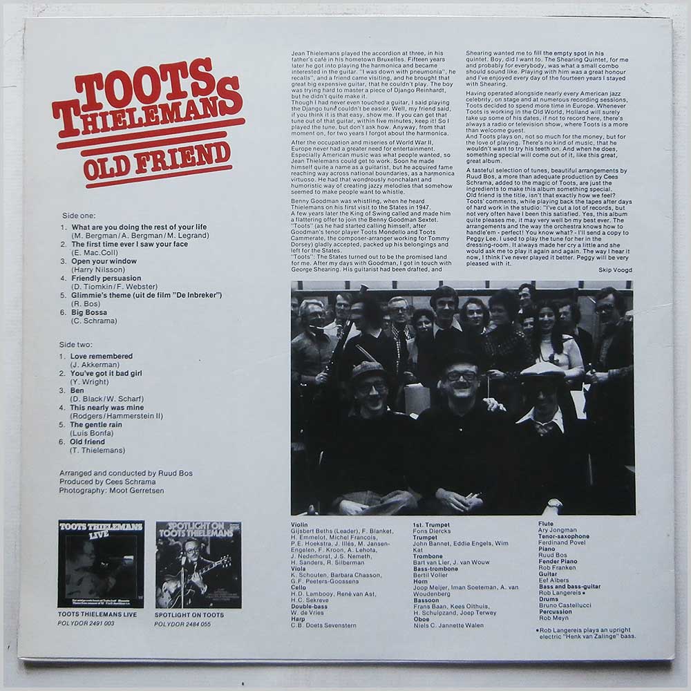 Toots Thielemans - Old Friend  (2925 029) 
