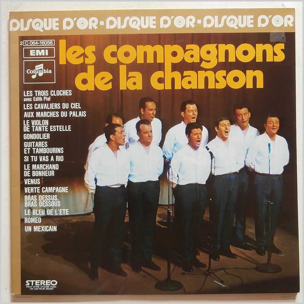 Les Compagnons De La Chanson - Le Disque D'Or Des Compagnons De La Chanson  (2 C 064-16056) 